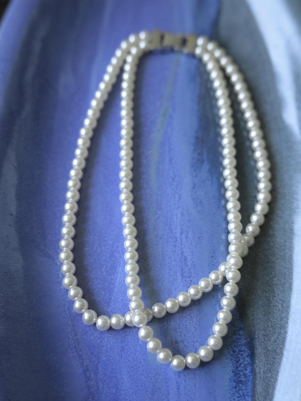 Classic White Faux Pearl Necklace